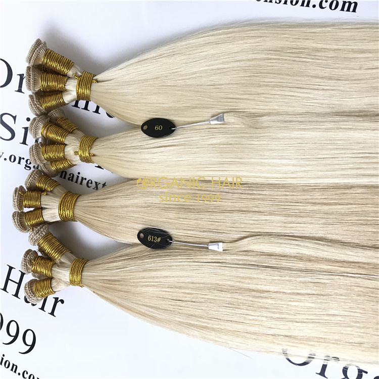 2021 hot best quality remy hair hand tied weft-M9
